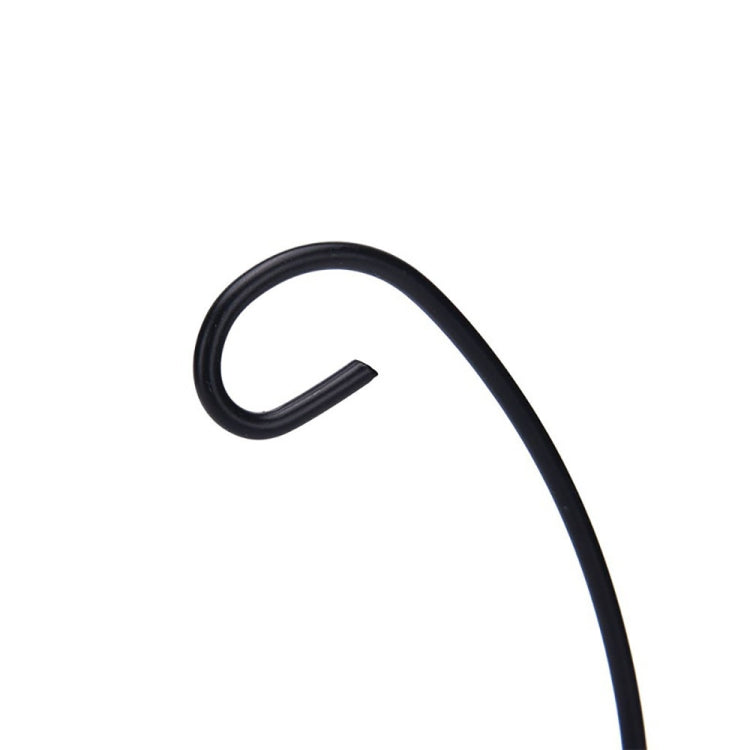 23CM Candlestick Wrought Iron Bracket Plant Hydroponic Vase Special Iron Wire Hook