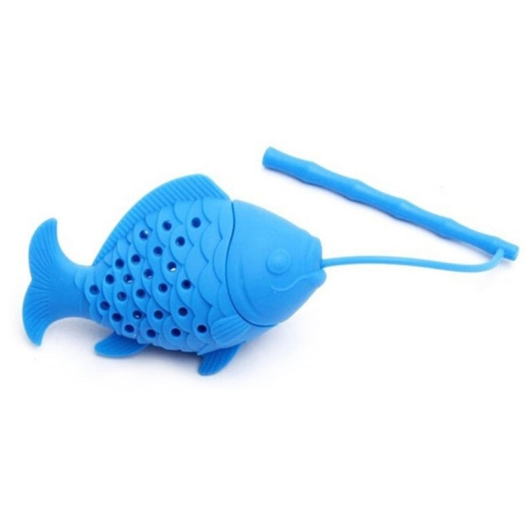 2 PCS Kawaii Fish Design Food Grade Silicone Tea Leaf Strainer Diffusion Herbal Spice Infuser Filter, Color Random