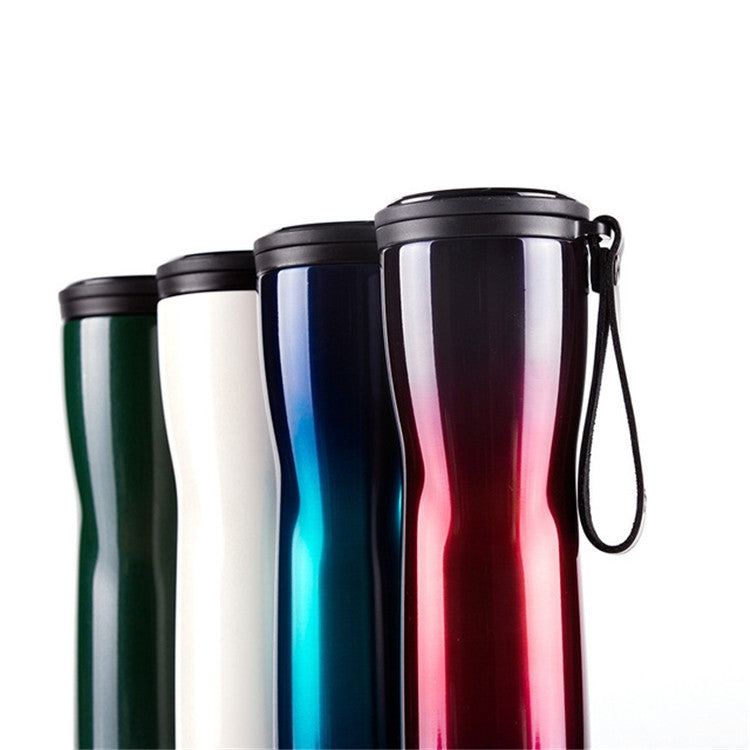 Intelligent Temperature Display 304 Stainless Steel Mug Coffee Cup (Blue)