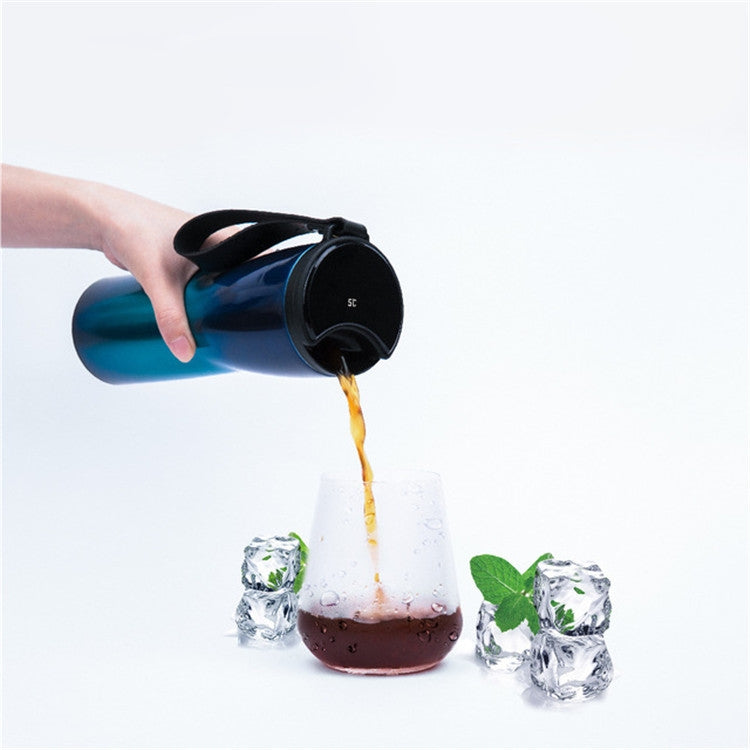 Intelligent Temperature Display 304 Stainless Steel Mug Coffee Cup (Green)