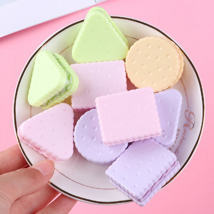 2 PCS Cute Kawaii Plastic Cookie Sharpener Creative Stationery Kids School Supplies, Random Color