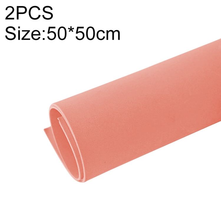2 PCS Children's Handmade Foam Colored Paper Sponge Paper Rose Making Material, Size:50×50cm