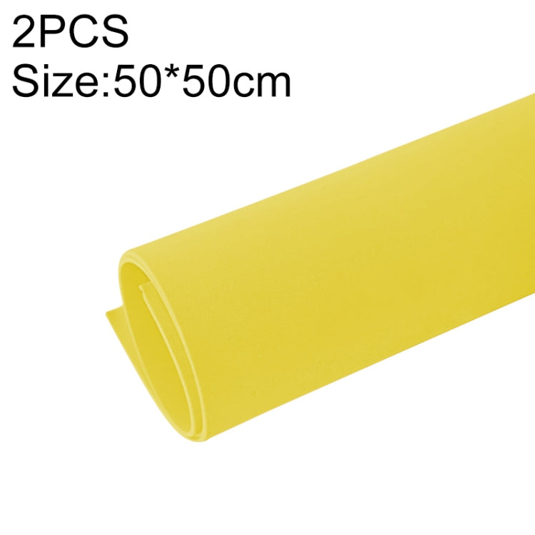 2 PCS Children's Handmade Foam Colored Paper Sponge Paper Rose Making Material, Size:50×50cm