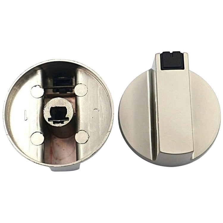2 PCS Universal Metal Rotary Switch Control Knobs Replacement Accessories for Home Kitchen Gas Stove, Size:Shaft Diameter 6mm
