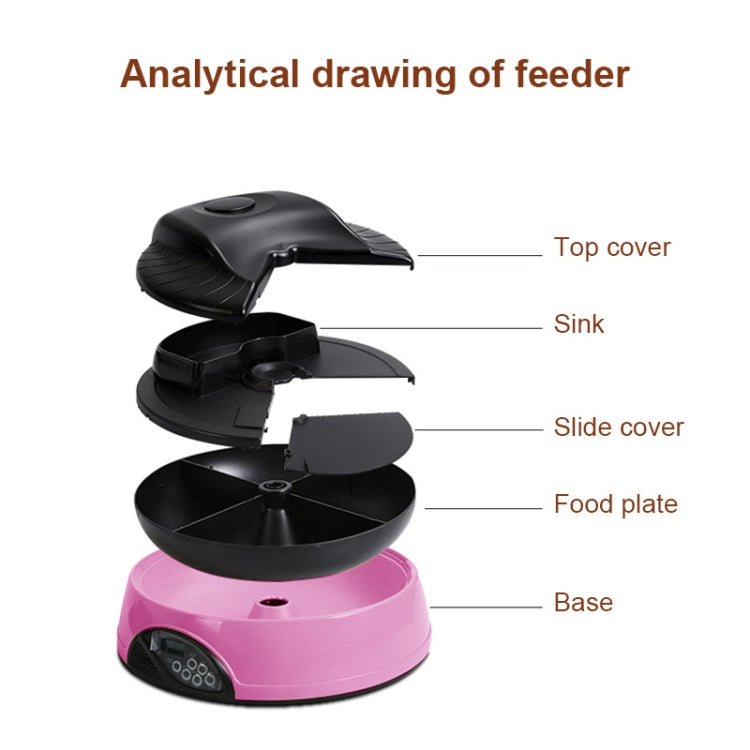 Pet Feed Wet Food Automatic Timing Feeder Cat can Soak in Water Dispenser