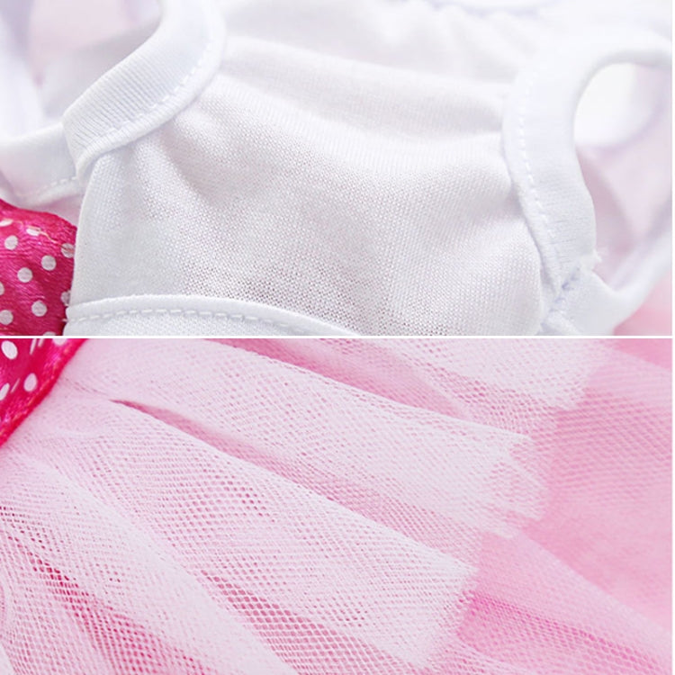 Dog Clothes Dress Lace Princess Chihuahua Pet Clothing, Size:L