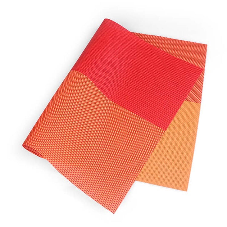 2 PCS PVC Dining Table Placemat Europe Style Kitchen Tool Tableware Pad Coaster Coffee Tea Place Mat