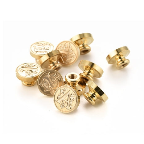 Letters Pattern Sealing Wax Paint Seal Vvintage Printing Letter Envelope Postcard Gift Seal Printing Wooden Handle Wax,Random Letter Delivery