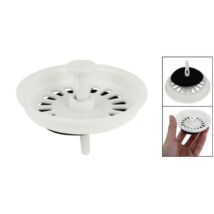 2 PCS Stopper Spin Lock Sink Drain Strainer, Material:Plastic