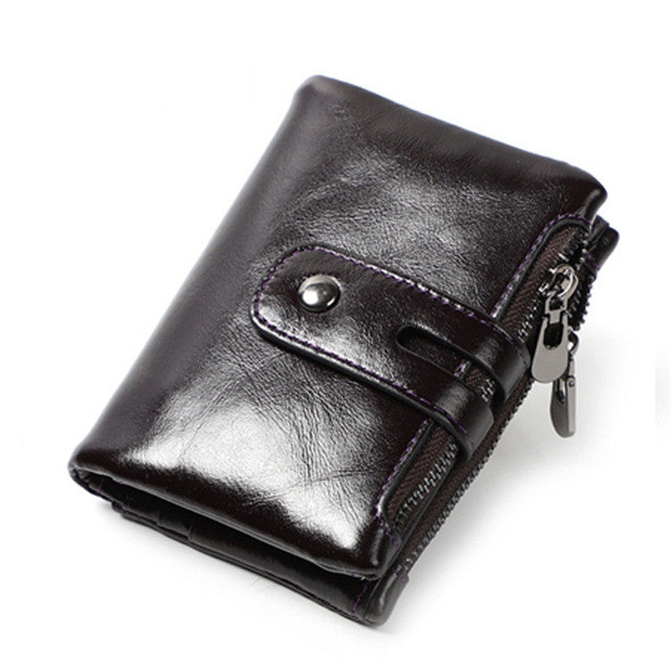 Short Wallet Zipper Clutch Ladies Purses with Coin Pocket