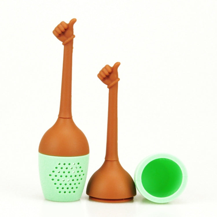 Funny Hand Gestures Tea Infuser Black Tea Strainer FDA Grade Silicone Loose Leaf Herbal Spice Holder Tea Brewing Tools
