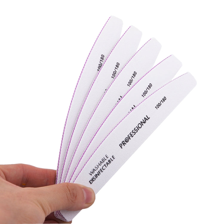 25 PCS Nail File Sandpaper Nail Sanding Grinding Polishing Manicure Care Tools