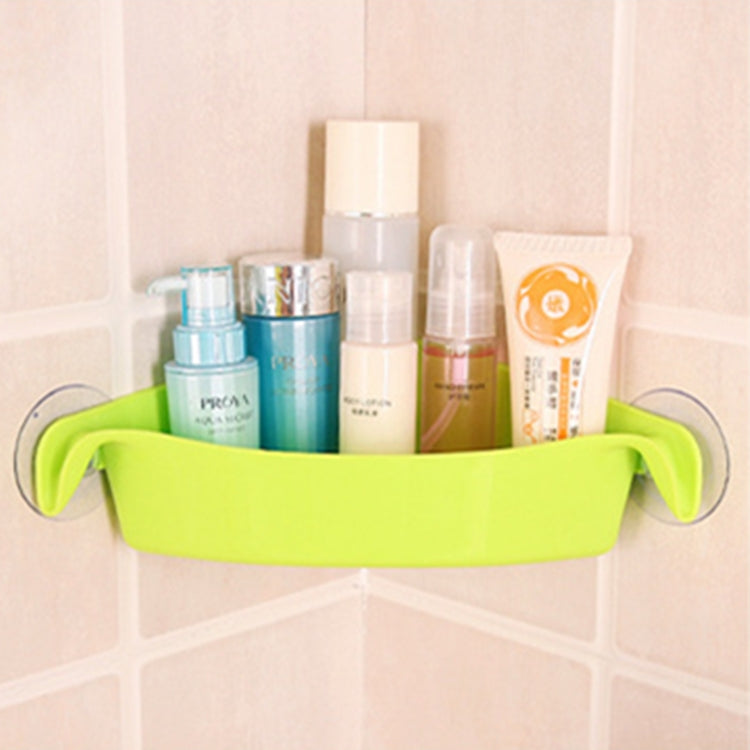 2 PCS Kitchen Bathroom Strong Suction Cup Multi-purpose Racks Toilet Corner Storage Rack