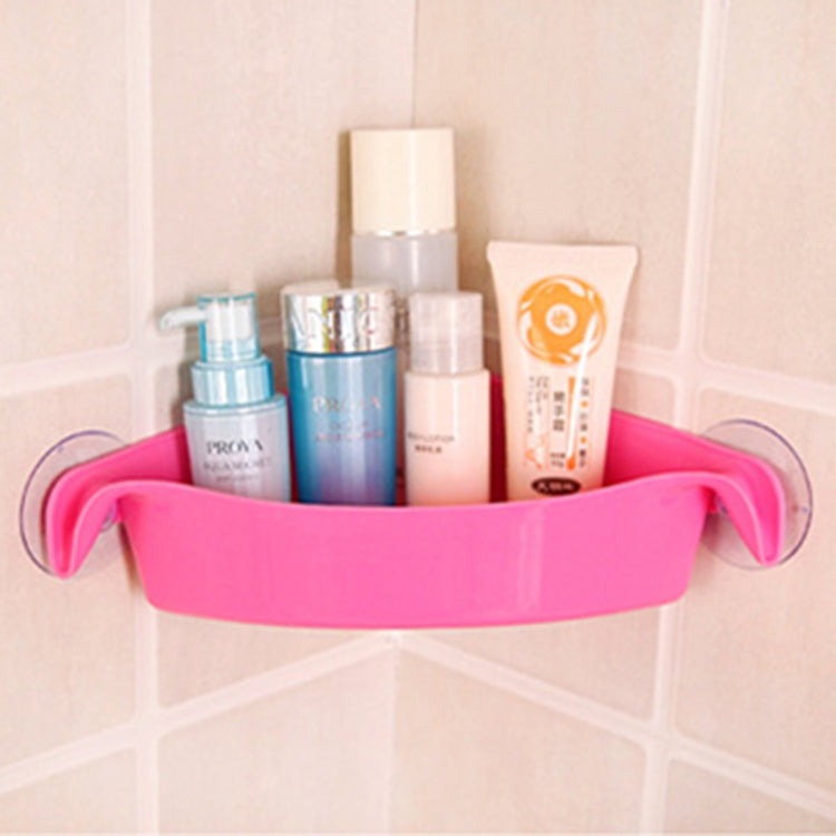 2 PCS Kitchen Bathroom Strong Suction Cup Multi-purpose Racks Toilet Corner Storage Rack