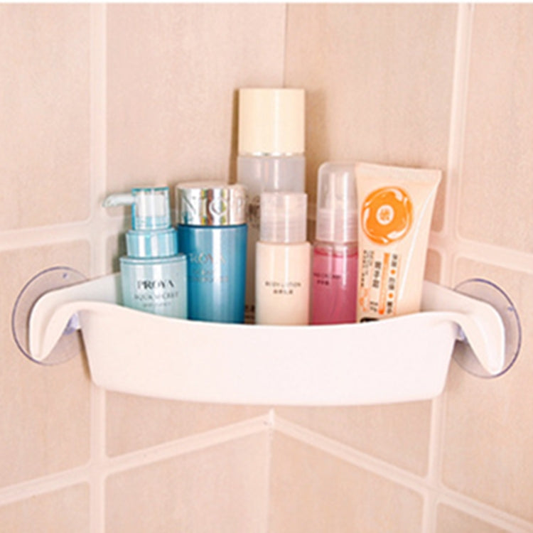 2 PCS Kitchen Bathroom Strong Suction Cup Multi-purpose Racks Toilet Corner Storage Rack