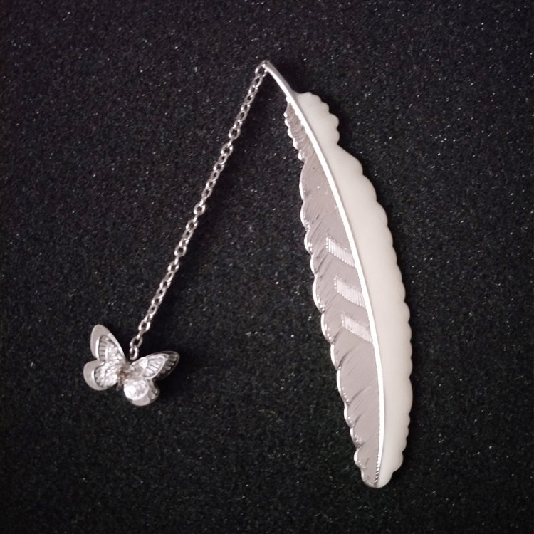 Luminous Pure Copper Feather Bookmark Retro Dragonfly Butterfly Bookmark
