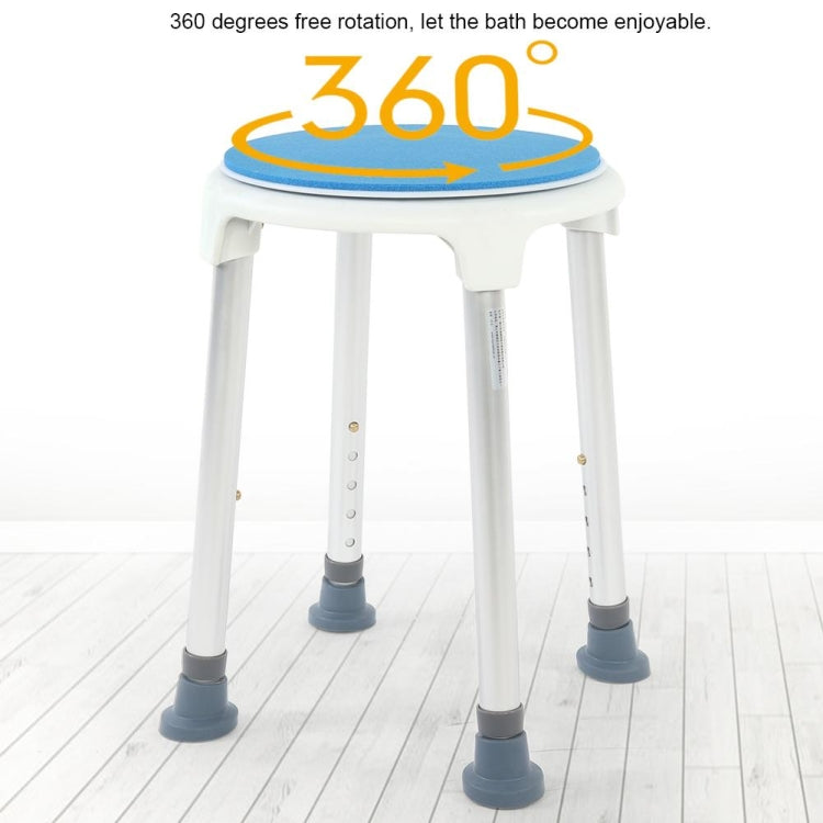 360 Degree Rotating Non-slip Bath Stool Bath Shower for Elder