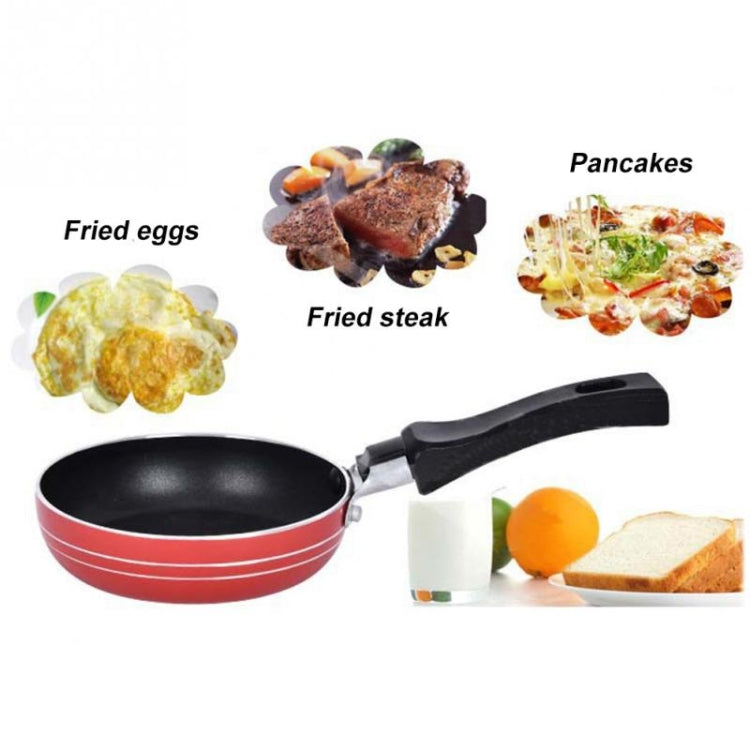 Mini Aluminum Portable Non-stick Frying Pan Breakfast Cooking Kitchen Cooker Random Color Delivery