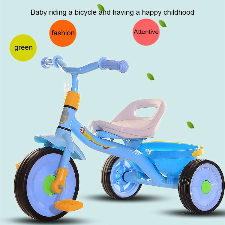 Children Three Wheel Balance Bike Scooter Portable Bike No Foot Pedal Bicycle Baby Walker Car