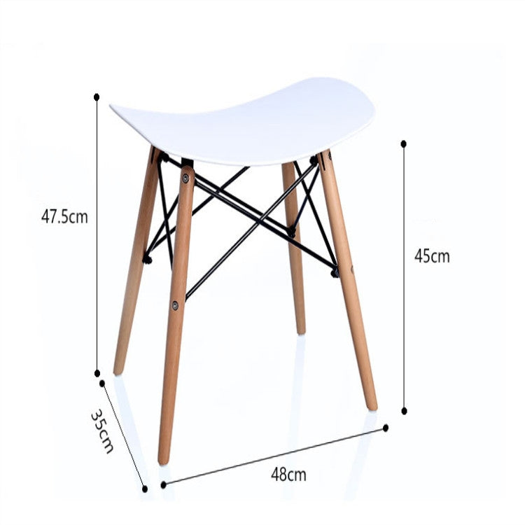 Nordic Fashion Casual Stool Modern Minimalist Dressing Table Dining Table Chair