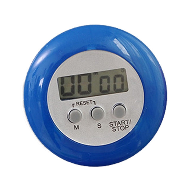 Round Magnetic Digital Countdown Timer Alarm Stand Kitchen Timer Cooking Alarm Clock