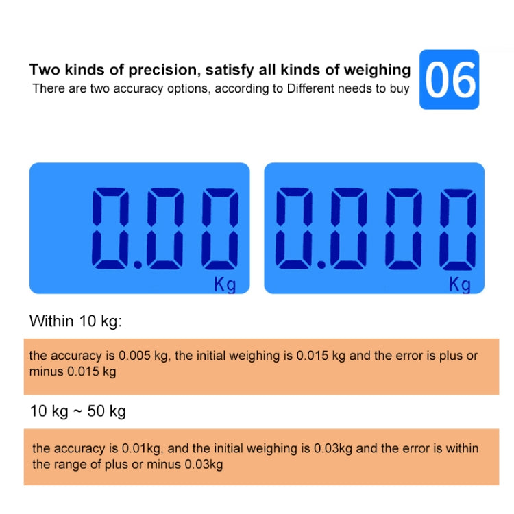 50kg x 10g Portable Electronic LCD Digital Hanging Luggage Scale