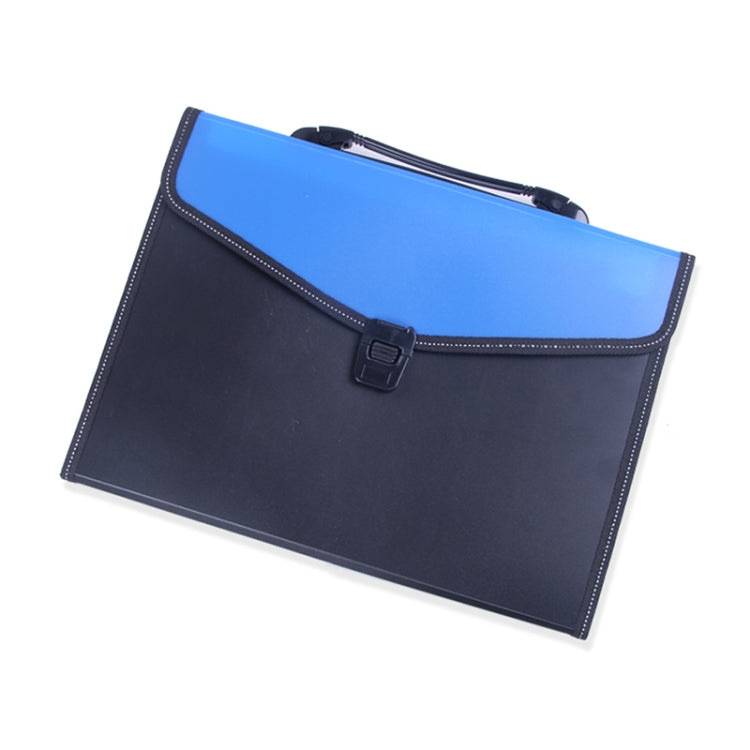 Portable 12-Layer File Pocket A4 Expanding File Classified Folder PP Storage Clip Ticket Package