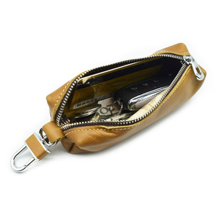 Car Keys Holder Genuine Leather Coin Purse for Men Key Wallets