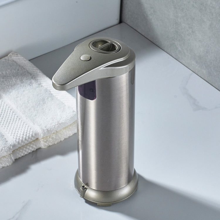280ml Stainless Steel Automatic Sensor Switch Liquid Soap Dispenser(Champagne Gold)