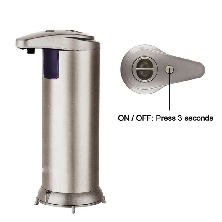 280ml Stainless Steel Automatic Sensor Switch Liquid Soap Dispenser(Champagne Gold)