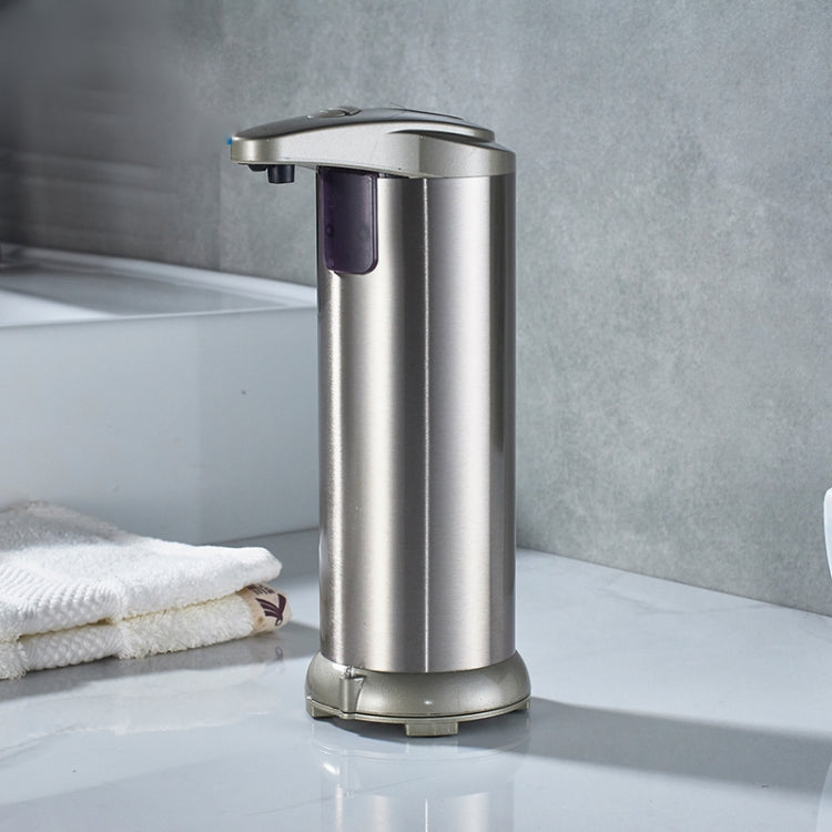 280ml Stainless Steel Automatic Sensor Switch Liquid Soap Dispenser(Champagne Gold)