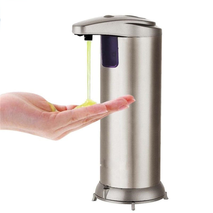 280ml Stainless Steel Automatic Sensor Switch Liquid Soap Dispenser(Champagne Gold)