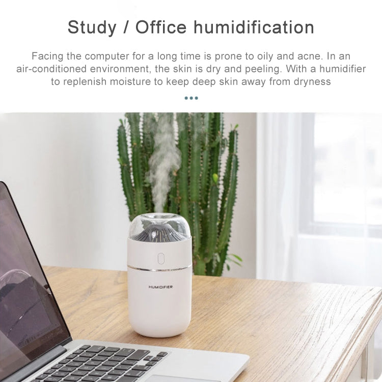 Small Volcano Shape Air Humidifier Mini USB Car Household Mute Spray Humidifier