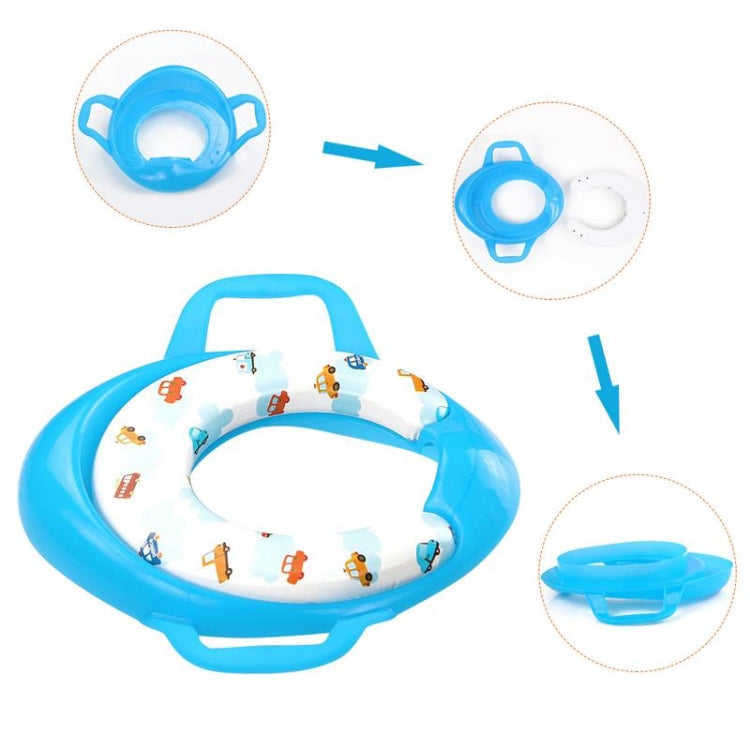Children Soft Potty Training Seat Splash Guard Washable Toilet Training Potty Cushion