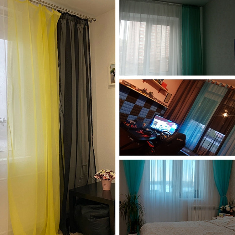 200x200cm Pure Color Tulle Door Window Curtain Drape Sheer Valances