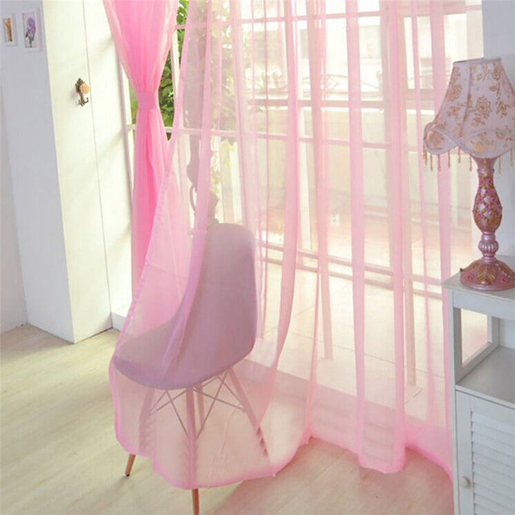 200x200cm Pure Color Tulle Door Window Curtain Drape Sheer Valances