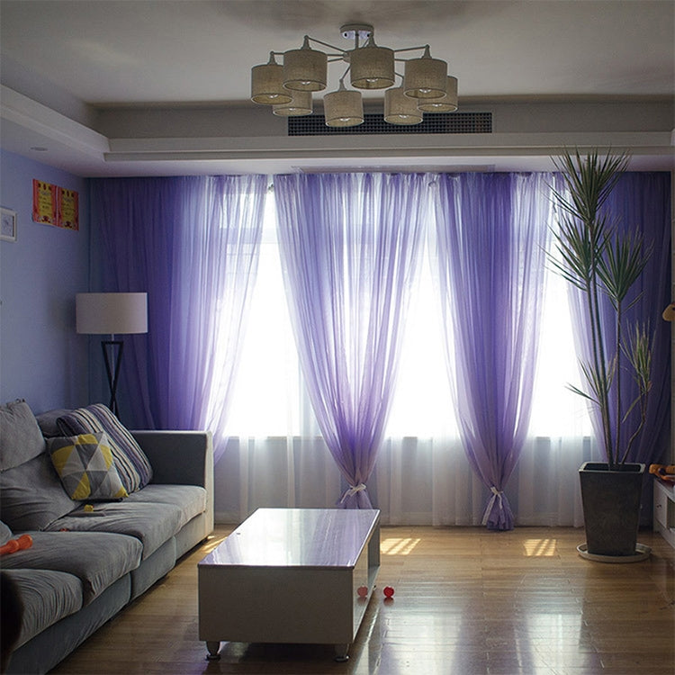 200x200cm Pure Color Tulle Door Window Curtain Drape Sheer Valances