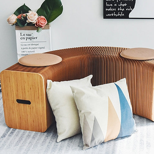 Home Furniture Accordion Folding Paper Stool Sofa Chair