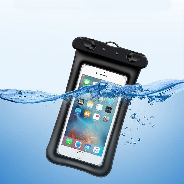 5 PCS Suitable For 5.2-6.8 Inch Mobile Phone Floating Inflatable Airbag Mobile Phone Waterproof Bag(Random Color)