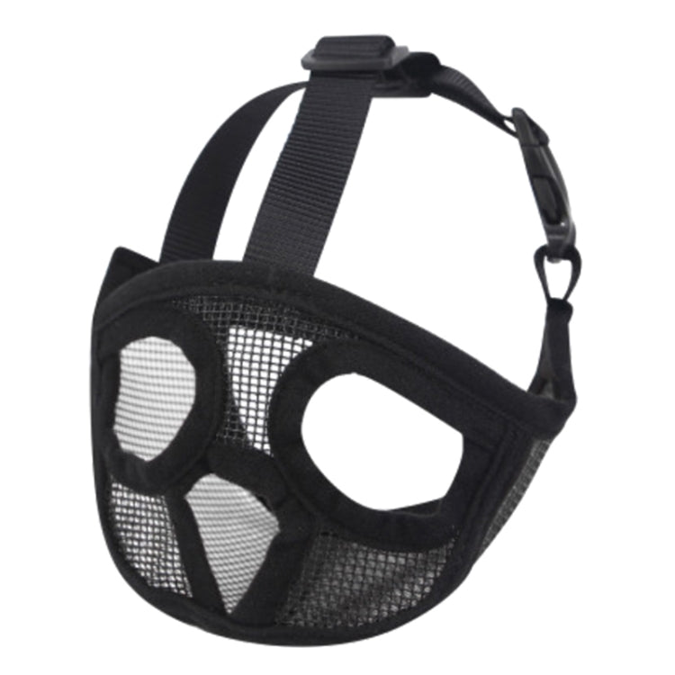 Pet Bulldog Mouth Cover Mask Pet Supplies,Full Net Cover Version, Size:XS