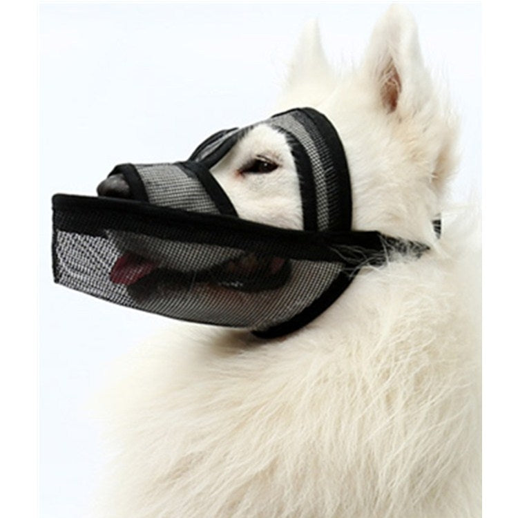 Small And Medium-sized Long-mouth Dog Mouth Cover Teddy Dog Mask, Size:XXS