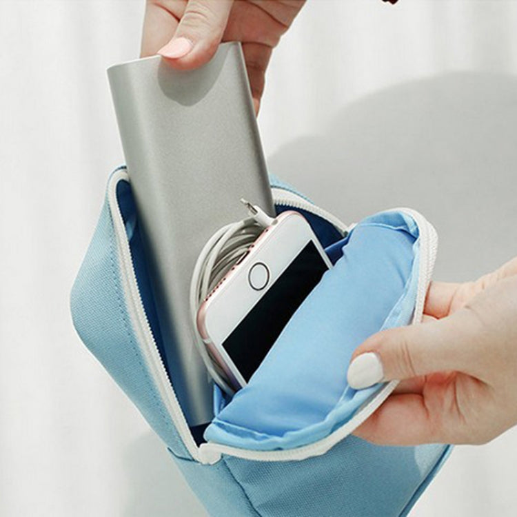 2 PCS Digital Bag Data Lines Power Bank Package Portable Multi-function Travel Storage Bag