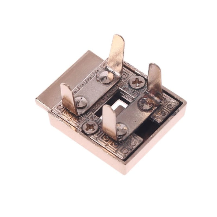 20 PCS Female Bag Decoration Hardware Accessories Alloy Lock