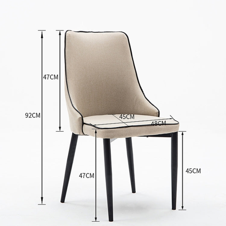 Modern Minimalist Home Backrest Cafe Hotel Creative Restaurant Chair Solid Wood Dining Chair