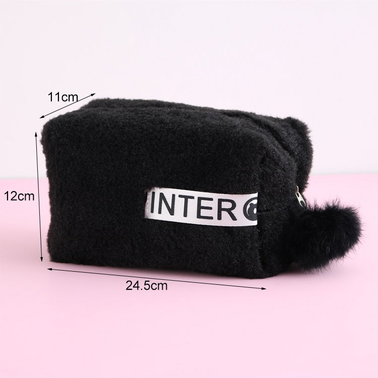 Cute Plush Pencil Case Pen Bag Makeup Bag School Supplie Stationery