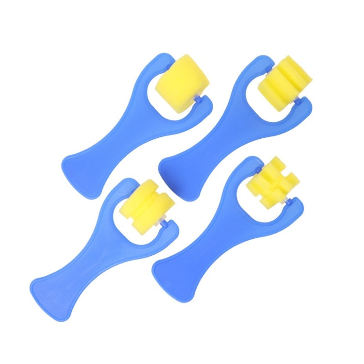 10 Packs Children Graffiti Painting DIY Sponge Roller(Small Slingshot)