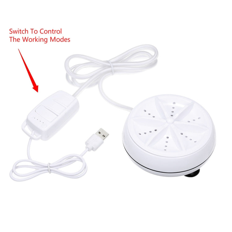 3 in 1 Portable Mini Washing Machine Ultrasonic Turbine Clothes Mini Washer with USB Cable Convenient for Travel