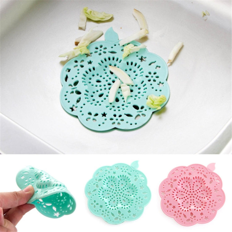 Kitchen Flower Shape Sink Silicone Stopper Bathroom Hair Catcher