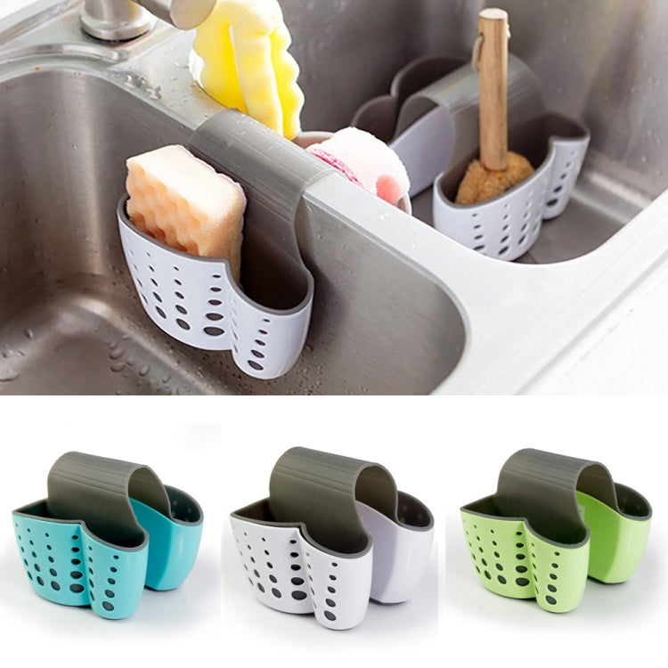 Kitchen Plastic Storage Baskets Drain Sponge Drainage Rack Hanging Bag