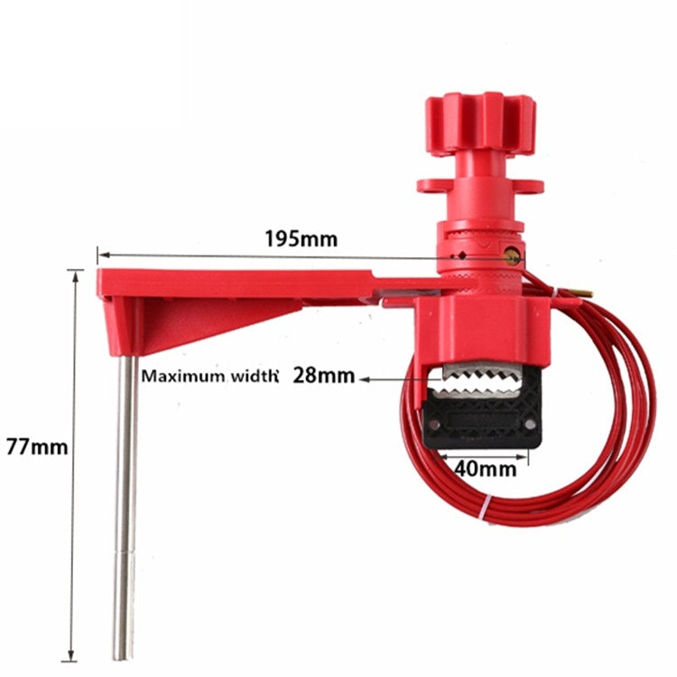 Universal Safety Valve Lock Multifunctional Butterfly Valve Safety Lock Valve Isolation Lock